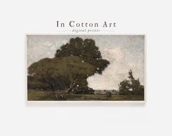 Vintage Frame TV Art / Antique Landscape Samsung TV DIGITAL Download Painting | Nature Art | TV33