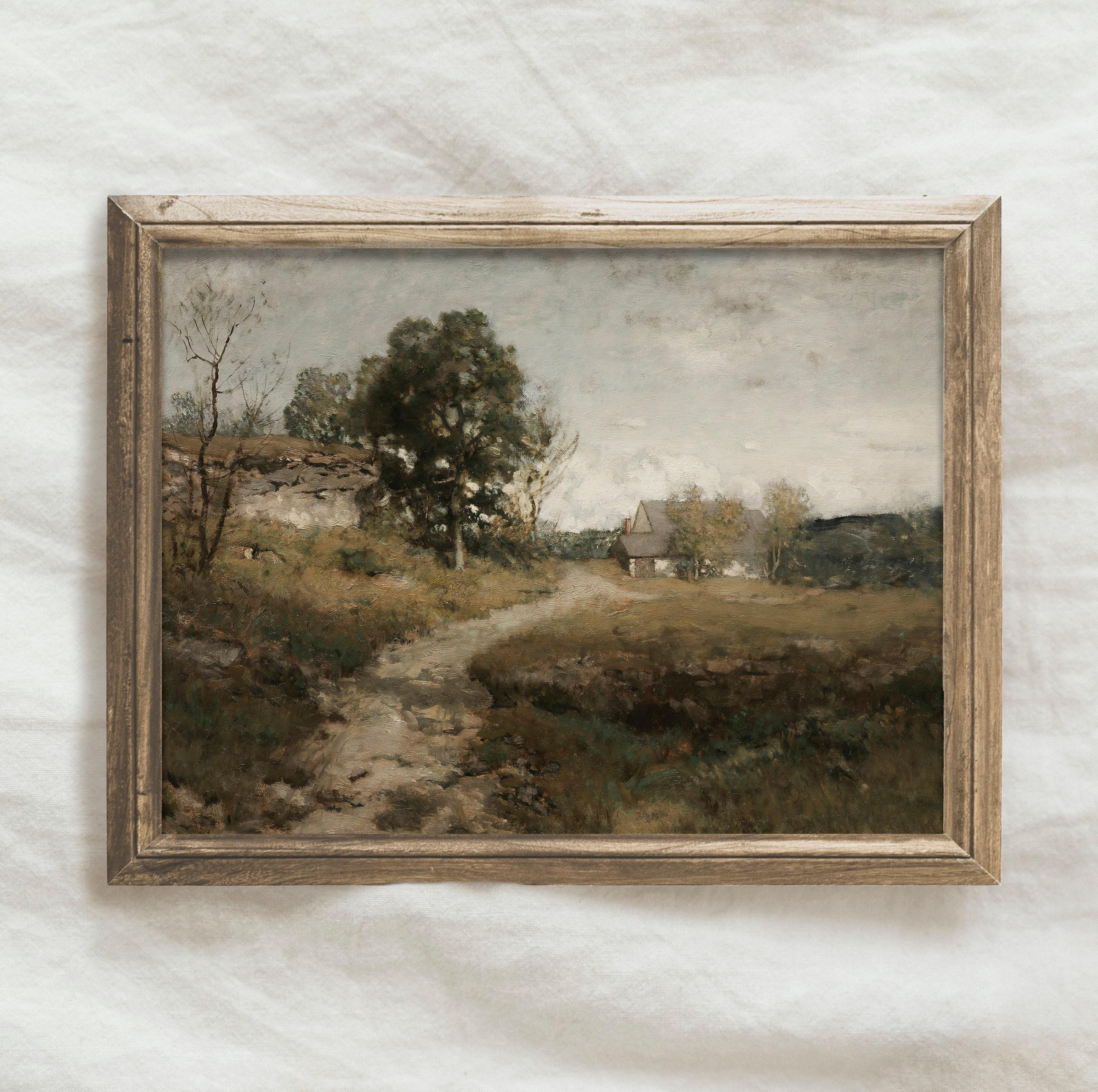 Vintage Farmhouse Art Print SET / French Country Landscape PRINTABLE ...