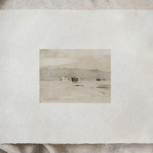 Küsten Bauernhaus Galerie Wand Kunst SET / Muted Kunstdruck Digital DRUCKBAR / Vintage Wohnkultur | P62 Bild 7