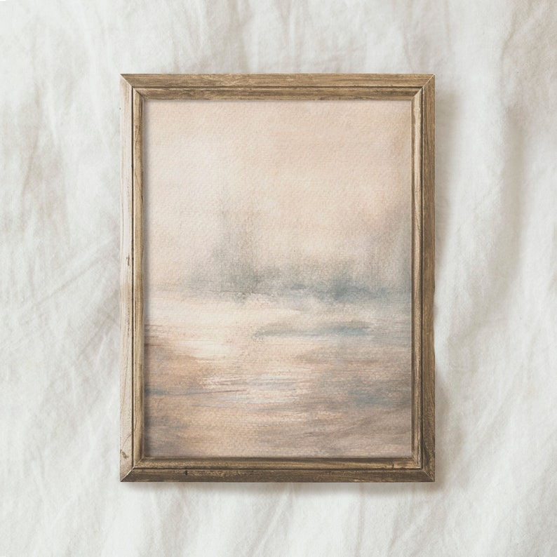 Muted Pastel Print, Muted Abstract Print, Calming Abstract Wall Art