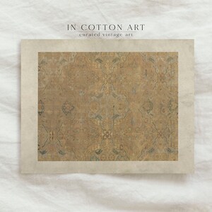 Vintage Neutral Tapestry Wall Art / PRINTABLE Textile Art Print / Modern Farmhouse Decor | P113