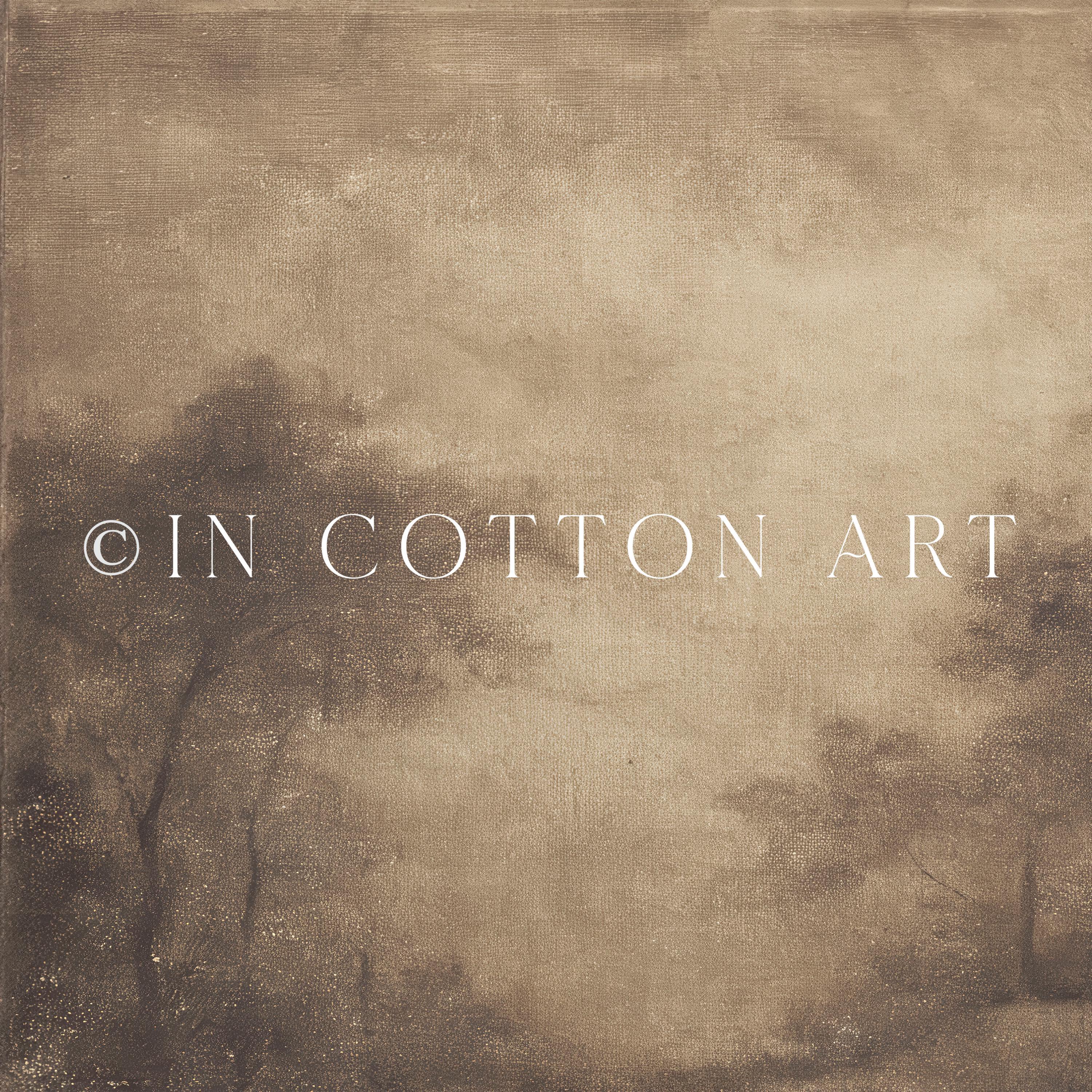 Misty Moody Forest Digital Print, Vintage Neutral Landscape Wall Art ...