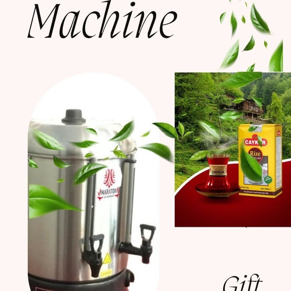 Turkish Tea Machine, Black Tea Otomat, Tea Electric Machine Turkish Tea Vending, Steel Tea Vending, Electric Samovar, Christmas Gift, Theic