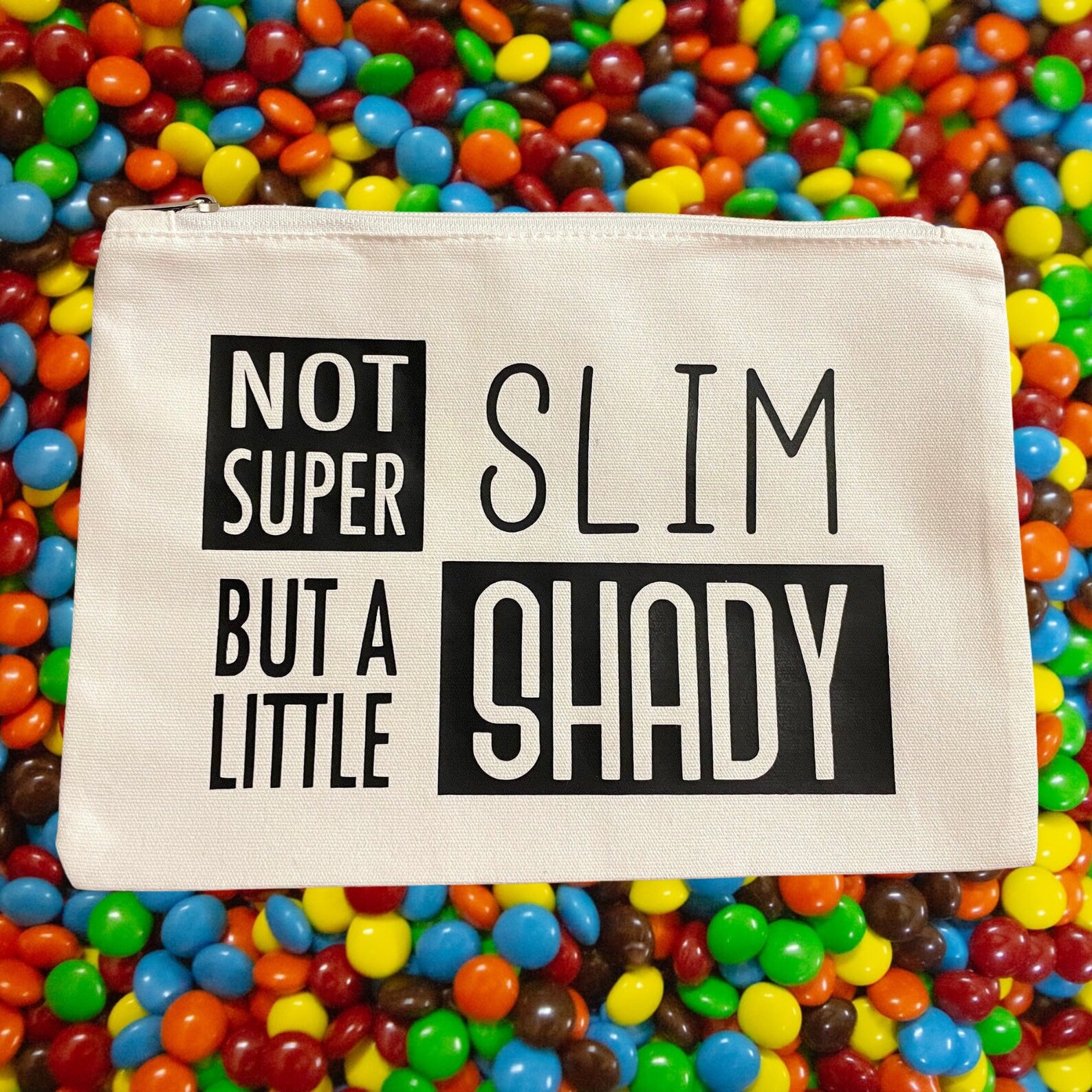 Funny Gift Personalized Gift Canvas Zipper Pouch Pencil Etsy