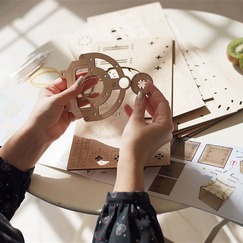 Holz DIY Handwerk Kit für Erwachsene DIY ewige Holz safe