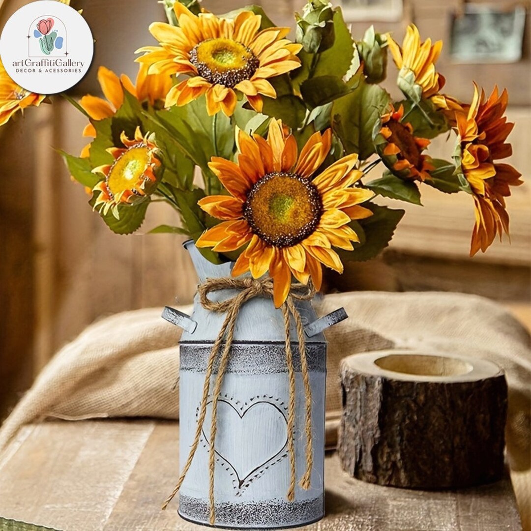 Vintage Cozy Style Farmhouse Vase Rustic Decor Rustic - Etsy