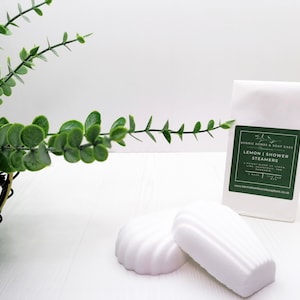 Revitalisieren Sie Ihre Dusch-Routine mit Spa Fizzer mit Zitronenduft - inklusive umweltfreundlicher weißer Tasche