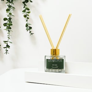 Hand Poured Reed Diffuser: Scottish Home Decor, Vegan Friendly
