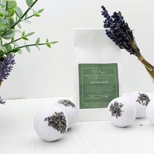 BATH BOMB BUNDLE | 5 Bombs Gift Boxed + Gift Wrapped | Compostable Packaging | Vegan & Cruelty Free | Eu Certified + Safe | Trusted Seller