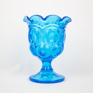Blue L.E. Smith Moon & Stars Goblet