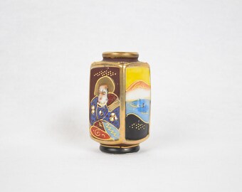 Hand Painted Vintage Japanese Bud Vase