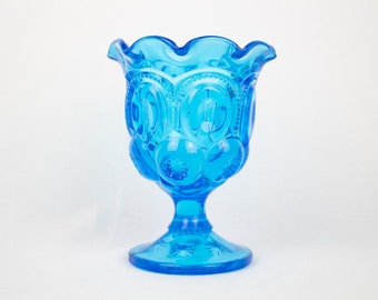 Blue L.E. Smith Moon & Stars Goblet