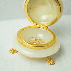 Vintage Onyx Clawfoot Box
