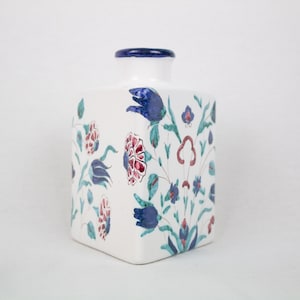 Vintage Hand Painted Florentine Floral Vase