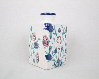 Vintage Hand Painted Florentine Floral Vase