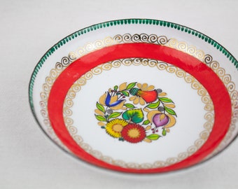 Vintage Hand Painted Trinket Dish