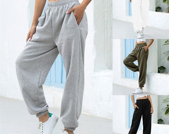 baggy cuffed sweatpants