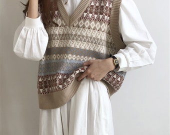 oversized sweater vest women