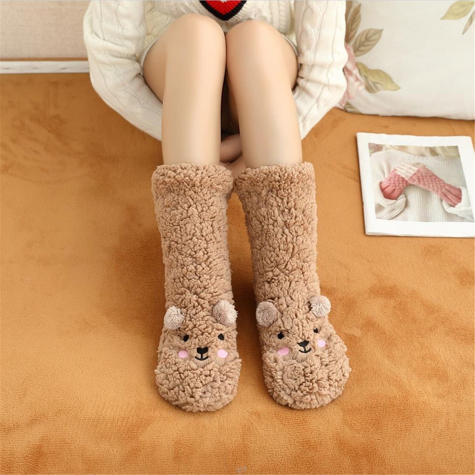 Chaussettes dours chaudes dhiver pour les femmes épaisses Etsy