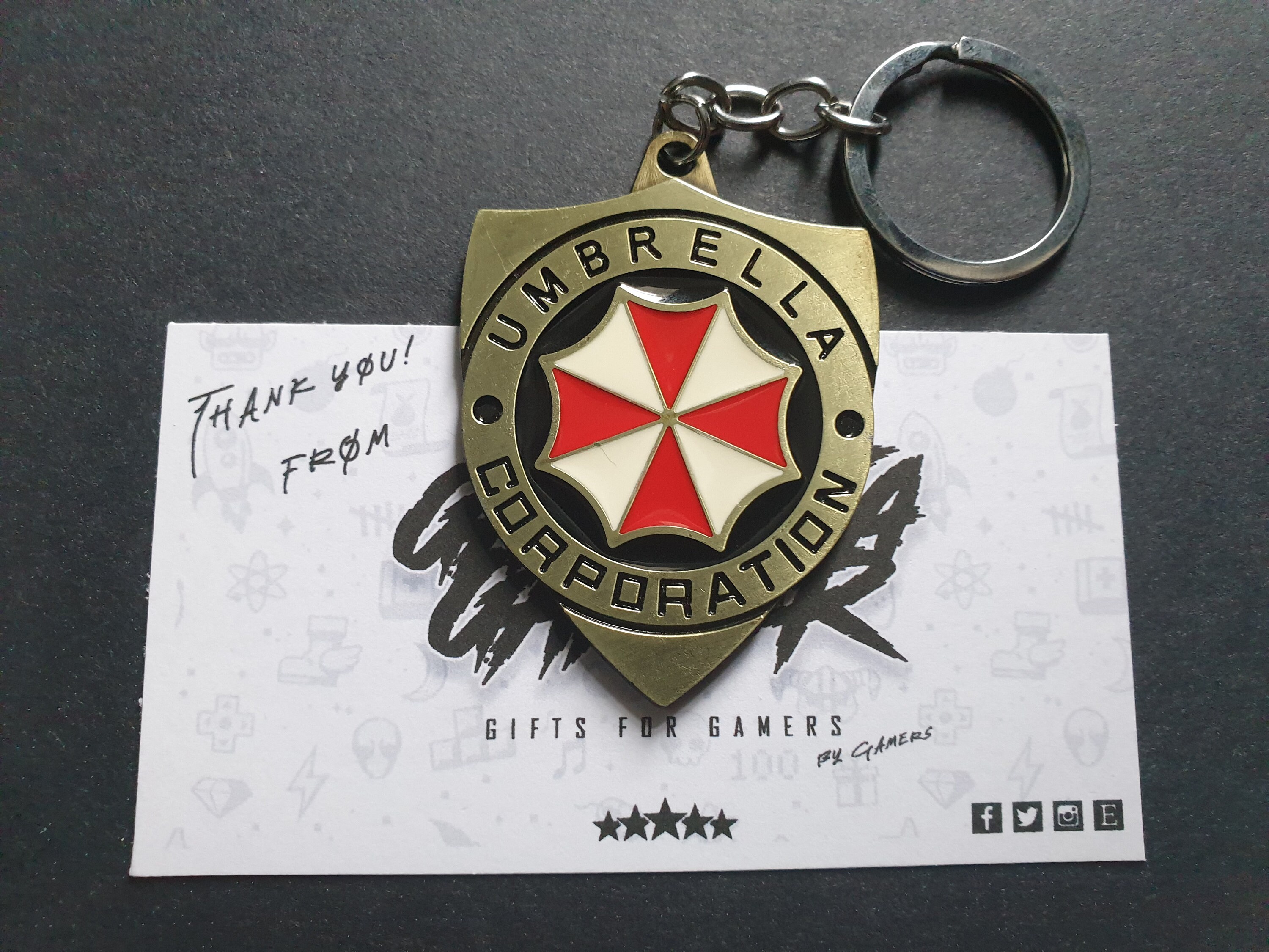 Resident Evil Keychain Biohazard Village Unborn 6 Winged Key Etsy