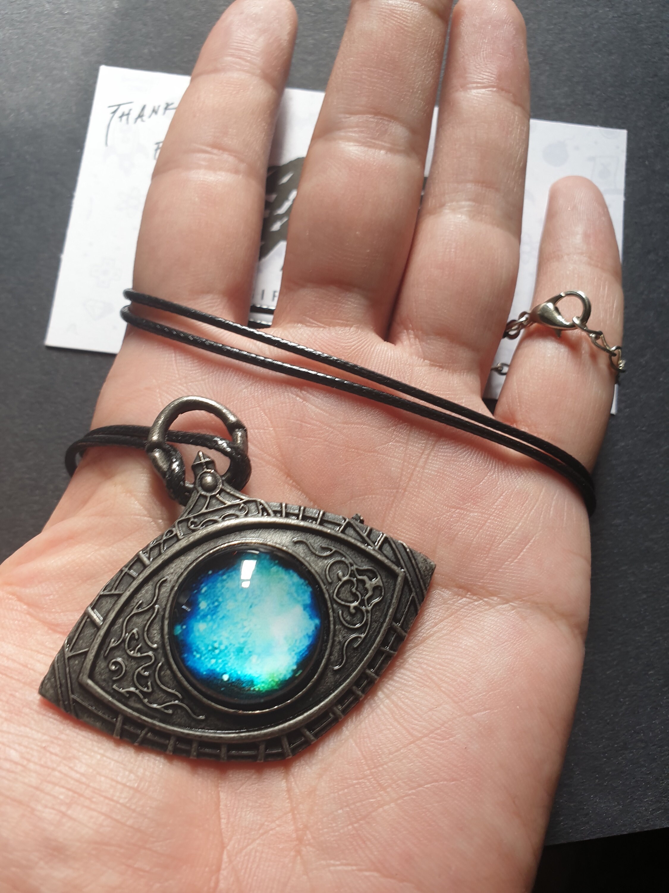 Bloodborne Necklace Cosmic Eye Watcher Badge Bloodborne Etsy