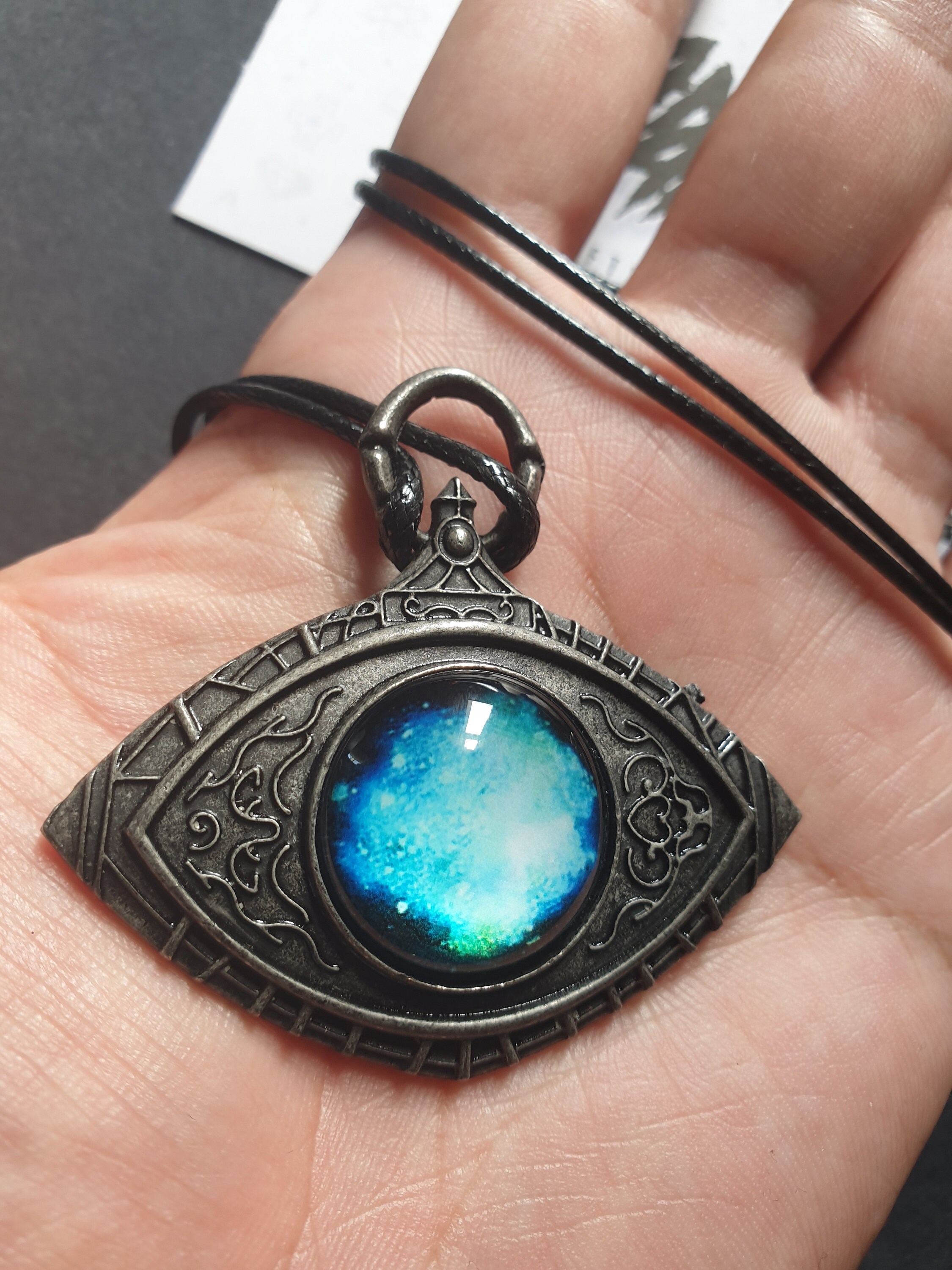 Bloodborne Necklace Cosmic Eye Watcher Badge Bloodborne Etsy