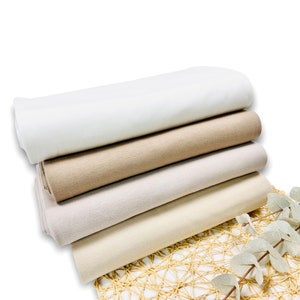 Bündchen, Feinstrick Bündchen, Beige, Beige, Glattbüntchen, Bündchen in Schlauch 2x35 Cm, Bündchenstoff
