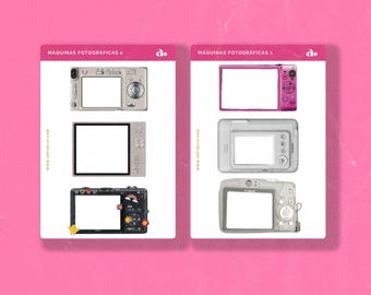 Máquinas Fotográficas | Bullet Journal Sticker, Planner Sticker