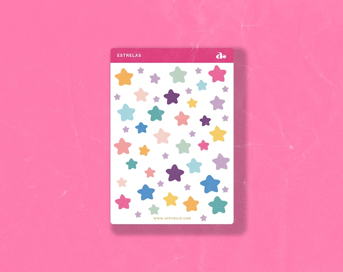 Estrelas | Bullet Journal Sticker, Planner Sticker