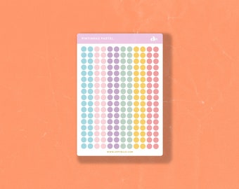 Pintinhas pastel    | Bullet Journal Sticker, Planner Sticker