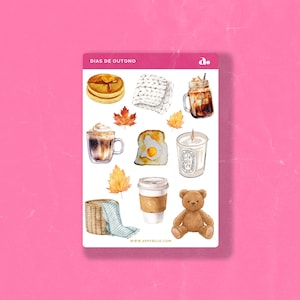 Dias de Outono | Bullet Journal Sticker, Planner Sticker