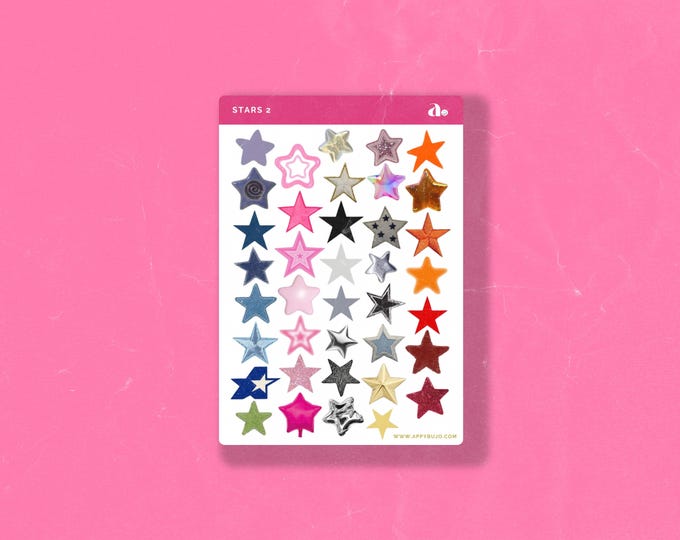 Stars 2 | Bullet Journal Sticker, Planner Sticker