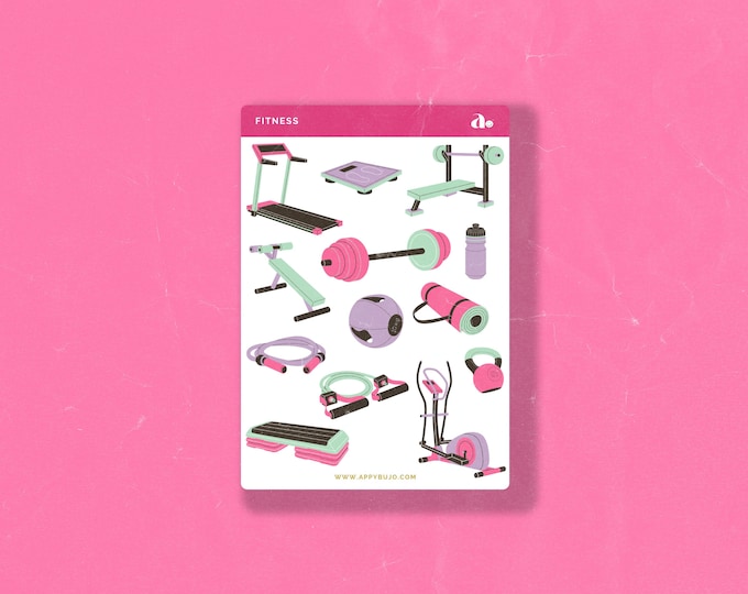 Fitness | Bullet Journal Sticker, Planner Sticker