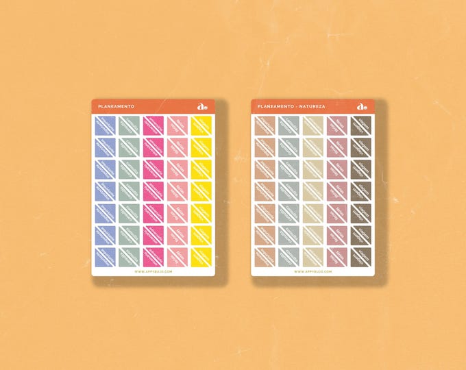 Planeamento | Bullet Journal Sticker, Planner Sticker