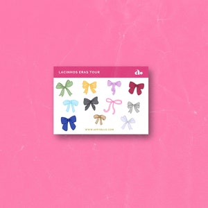 Lacinhos Eras Tour | Bullet Journal Sticker, Planner Sticker