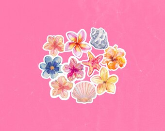Pack de Stickers Flores | 10 stickers