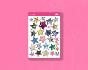 Stars 1 | Bullet Journal Sticker, Planner Sticker