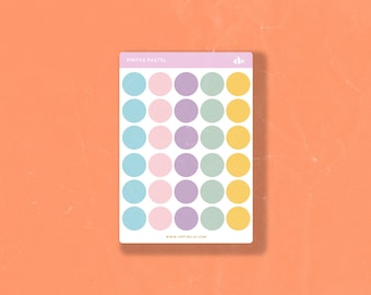Pintas Pastel    | Bullet Journal Sticker, Planner Sticker