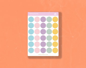 Pintas Pastel    | Bullet Journal Sticker, Planner Sticker