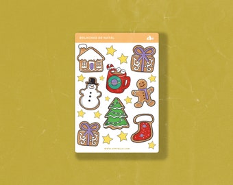 Bolachas de Natal | Bullet Journal Sticker, Planner Sticker