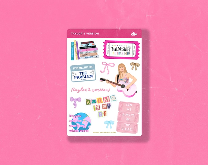 Taylor's Version | Bullet Journal Sticker, Planner Sticker