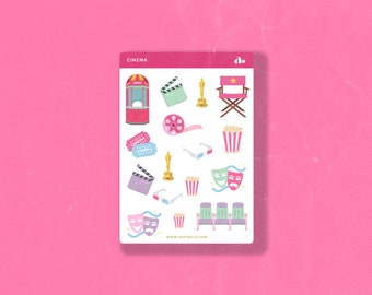 Cinema | Bullet Journal Sticker, Planner Sticker