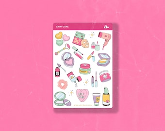 Skin Care | Bullet Journal Sticker, Planner Sticker