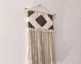 Alice - Macrame Diamond Recycled Wall Hanging