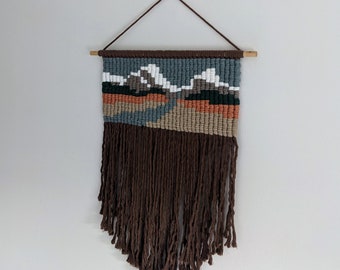 Montana - Mountain macrame wall hanging