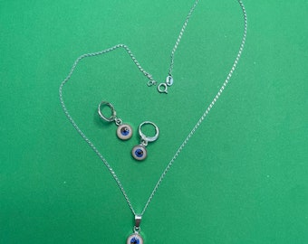 Eye heterochromia jewellery set