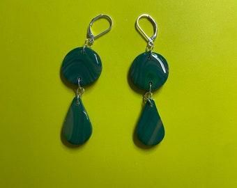 Marble earrings