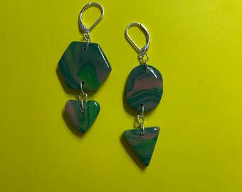 Marble earrings