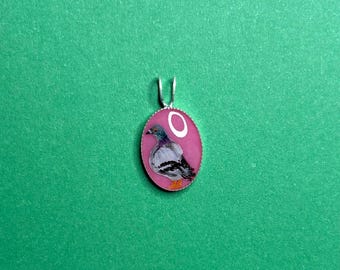 Pretty pigeon pendant