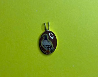Pretty pigeon pendant